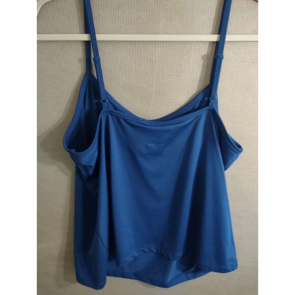 Lane Bryant Tank Top Cobalt‎  Blue Size 14/16 Womens Adjustable Tank Top - Picture 3 of 5